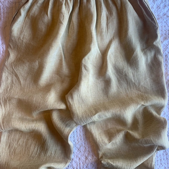 Flax 100% Linen Casual Pants with Pockets - Picture 14 of 16